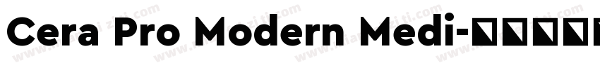 Cera Pro Modern Medi字体转换